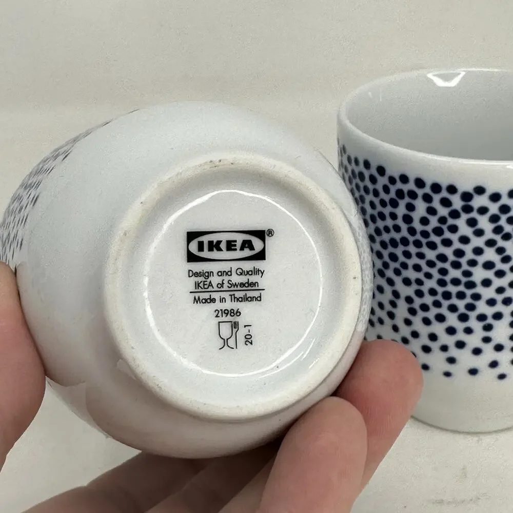 Vintage IKEA Entusiasm Cups, Saki, Tea, Coffee , Cocktails